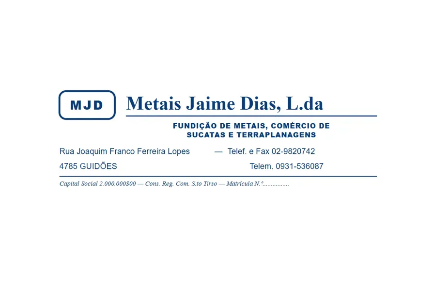 Metais Jaime Dias, Lda